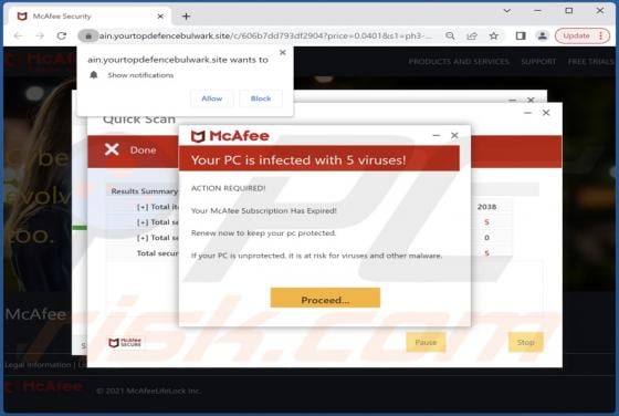 Yourtopdefencebulwark.site Ads