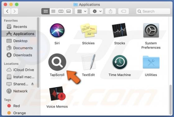 TapScroll Adware (Mac)