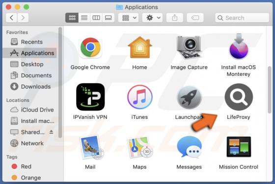 LifeProxy Adware (Mac)
