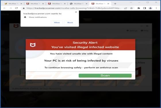 Trackedpcscanner.com Ads
