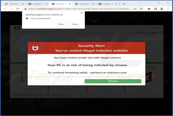 Validitysupport.com Ads