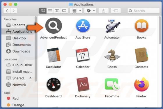 AdvancedProduct Adware (Mac)