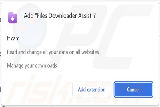 Files Downloader Assist Adware