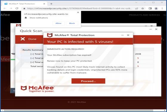 Increasedpcsecurity.site Ads