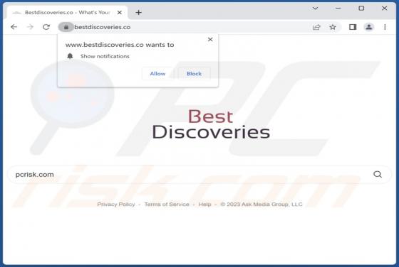 Bestdiscoveries.co Redirect