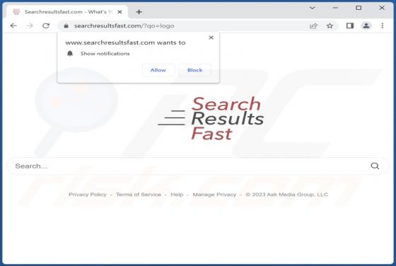 Searchresultsfast.com Redirect