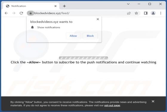 Blockedvideos.xyz Ads