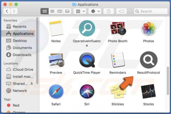 ResultProtocol Adware (Mac)
