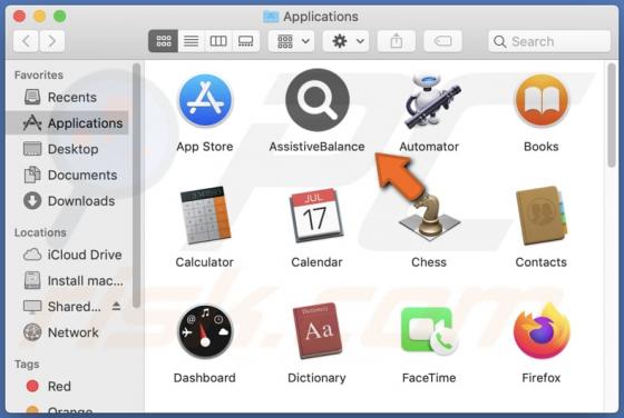 AssistiveBalance Adware (Mac)