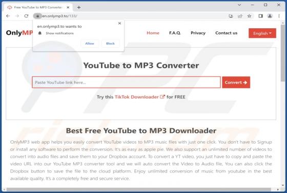 Onlymp3.to Ads