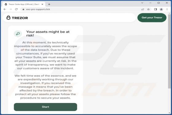 TREZOR Assets Might Be At Risk! Scam