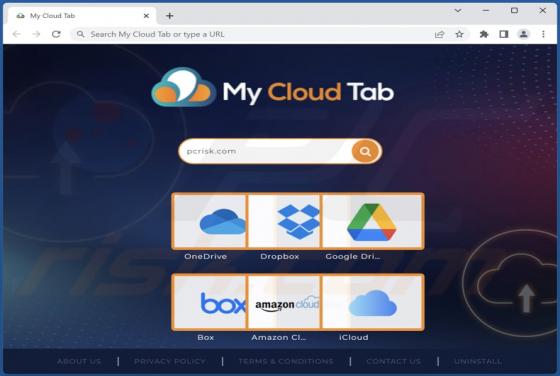 My Cloud Tab Browser Hijacker
