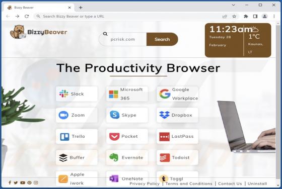 Bizzy Beaver Browser Hijacker