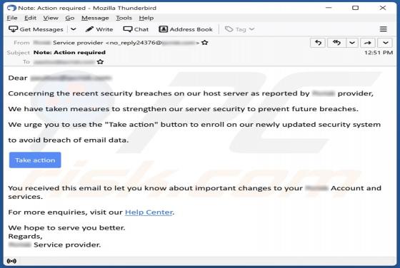 Measures To Strengthen Server Security Email Scam