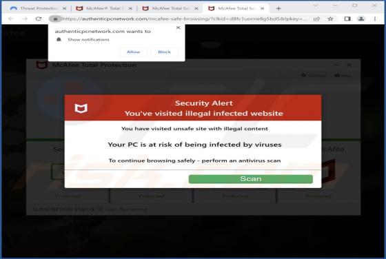 Authenticpcnetwork.com Ads