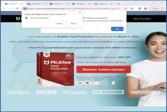 Euhelpcenter.click Ads