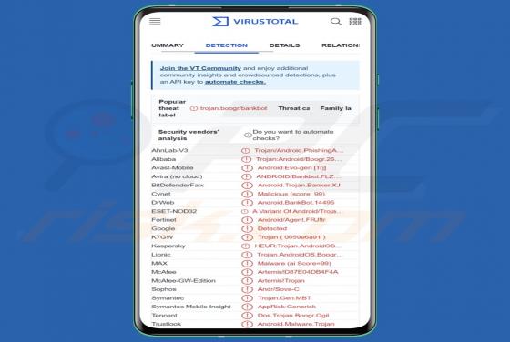 Nexus Banking Trojan (Android)