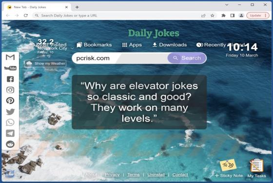 Daily Jokes Browser Hijacker