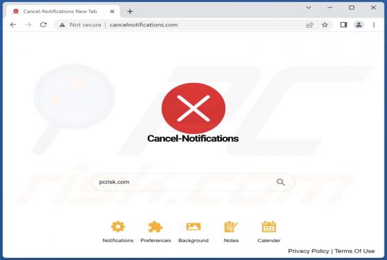Cancelnotifications.com Redirect