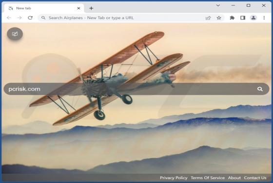 Airplanes - New Tab Browser Hijacker