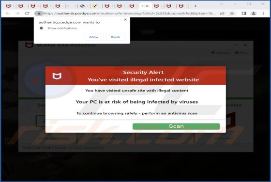 Authenticpcedge.com Ads