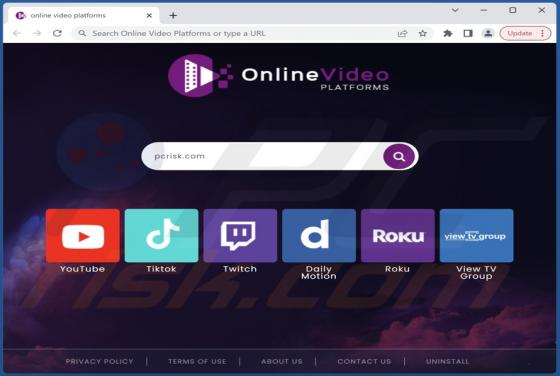 Online Video Platforms Browser Hijacker