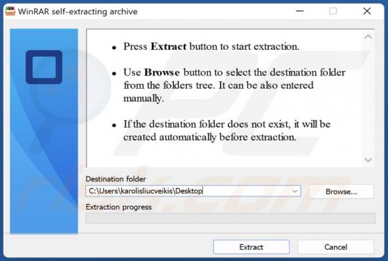 Self-Extracting Archive (SFX) Malware