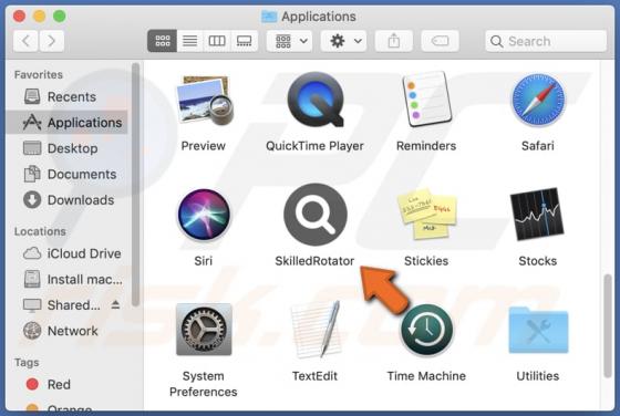 SkilledRotator Adware (Mac)