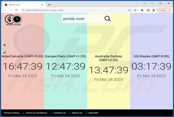 World Clock Browser Hijacker