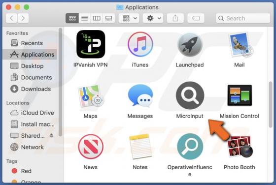 MicroInput Adware (Mac)