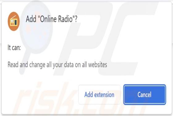 Online Radio Adware