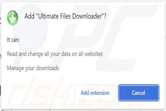Ultimate Files Downloader Adware