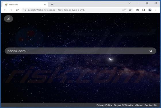 Webb Telescope - New Tab Browser Hijacker