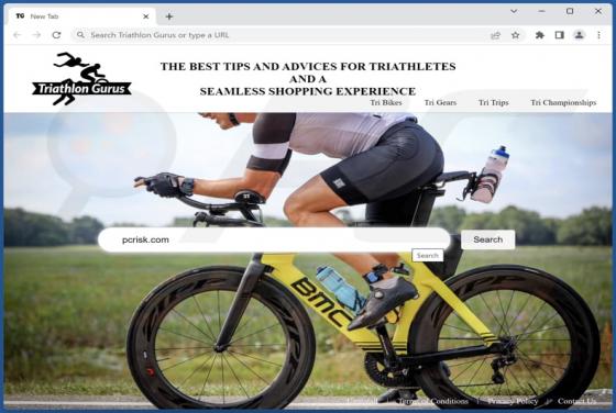 Triathlon Gurus Browser Hijacker