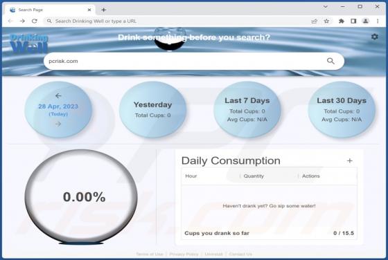 Drinking Well Browser Hijacker