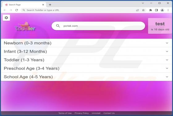 Toddler Browser Hijacker