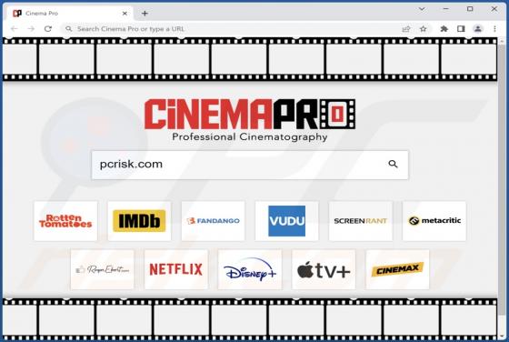 Cinema Pro Browser Hijacker