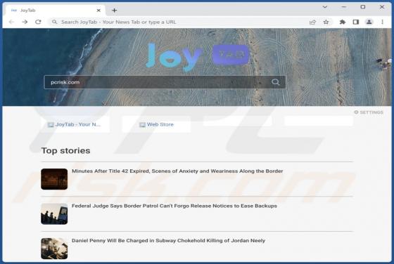 JoyTab - Your News Tab Browser Hijacker