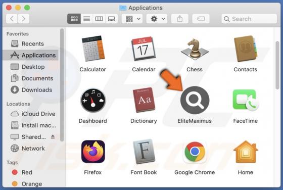 EliteMaximus Adware (Mac)