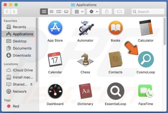 CosmoLoop Adware (Mac)