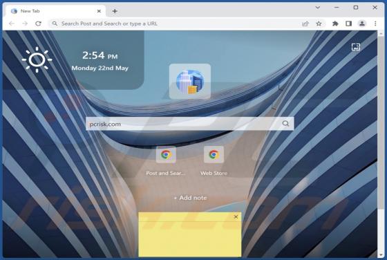 Post And Search Browser Hijacker
