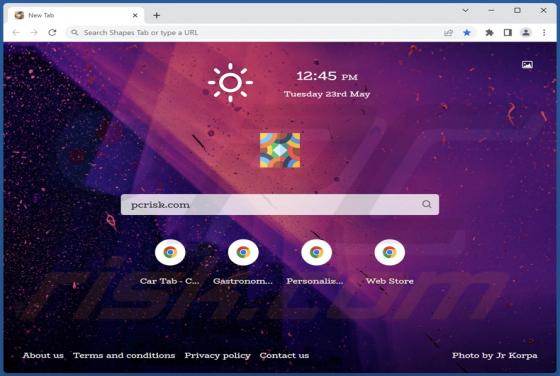 Shapes Tab Browser Hijacker