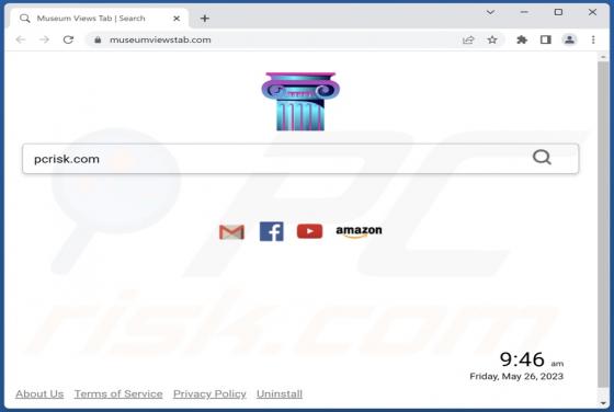 Museum Views Tab Browser Hijacker