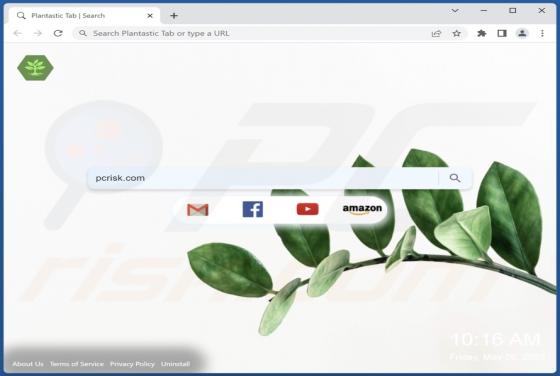 Plantastic Tab Browser Hijacker