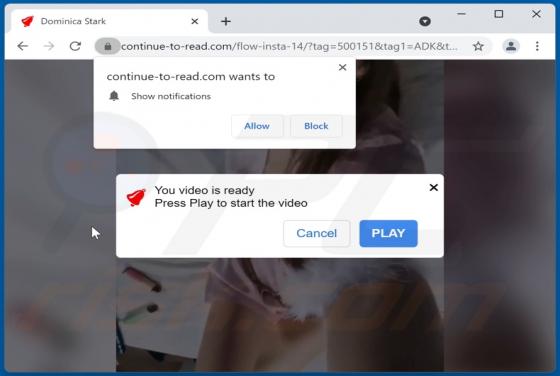 Continue-to-read.com Ads
