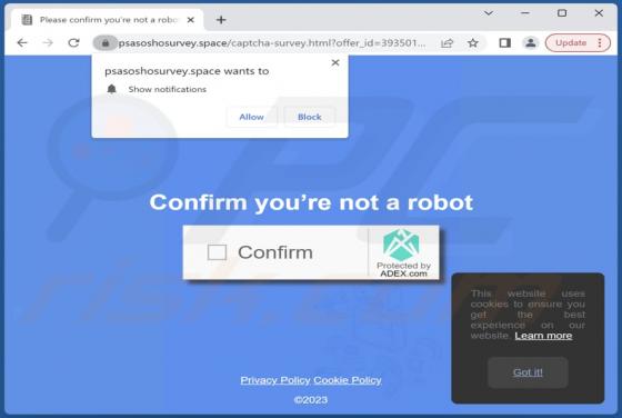 Psasoshosurvey.space Ads