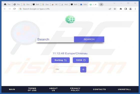 Wingman Clock Browser Hijacker