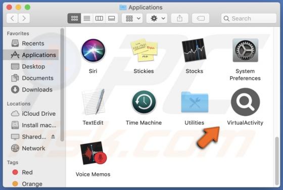 VirtualActivity Adware (Mac)