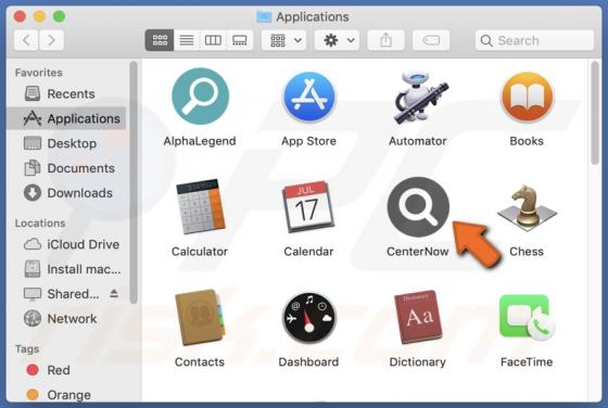 CenterNow Adware (Mac)
