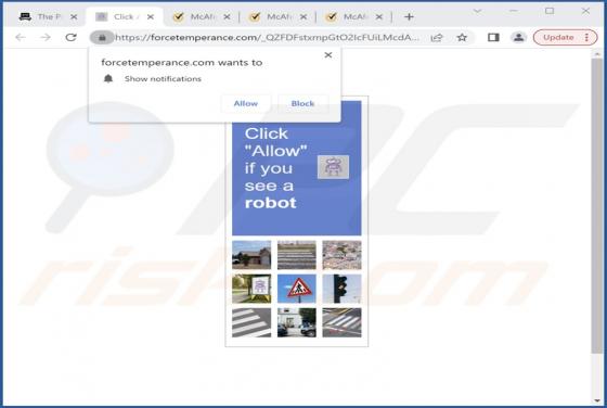 Forcetemperance.com Ads